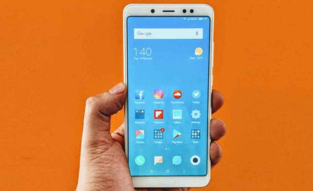 Xiaomi redmi note 5 pro front