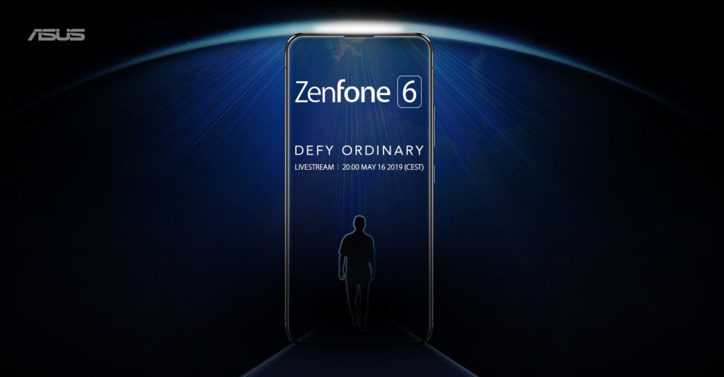 Asus zenfone 6 teaser hints notch less design with pop-up camera