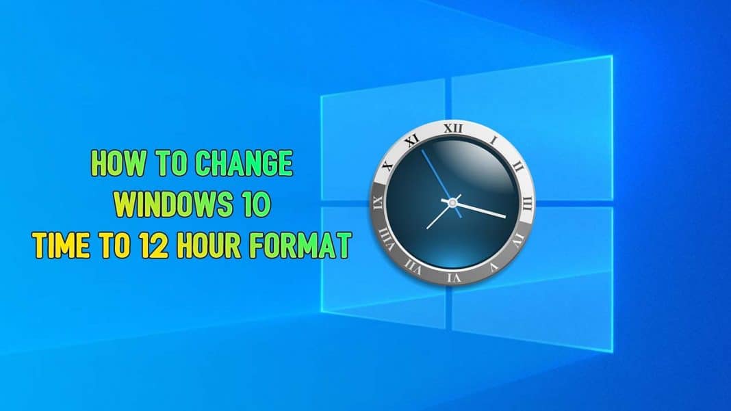 how to change windows 10 clock to analog