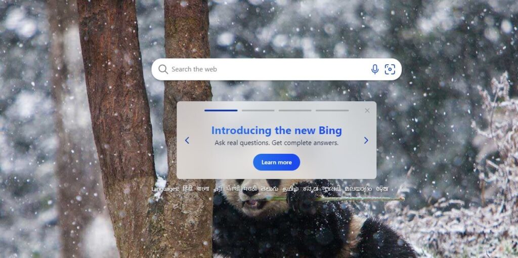 New bing