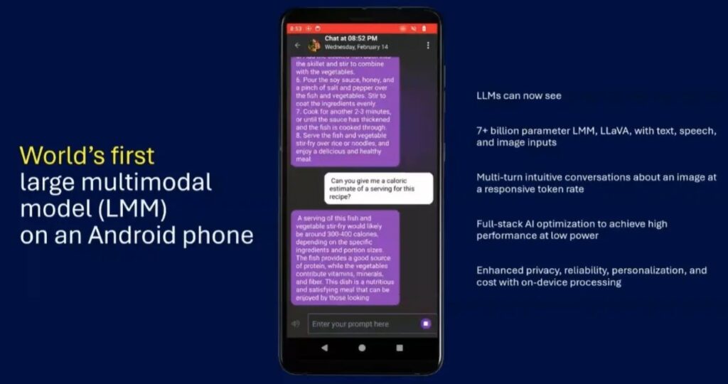 Large-multimodal-ai-model-on-snapdragon-platforms