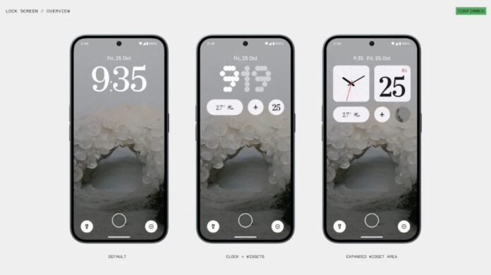 Nothing OS 3.0 Features: Customisable Lock Screens Details