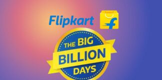 Flipkart Big Billion Days Sale Date