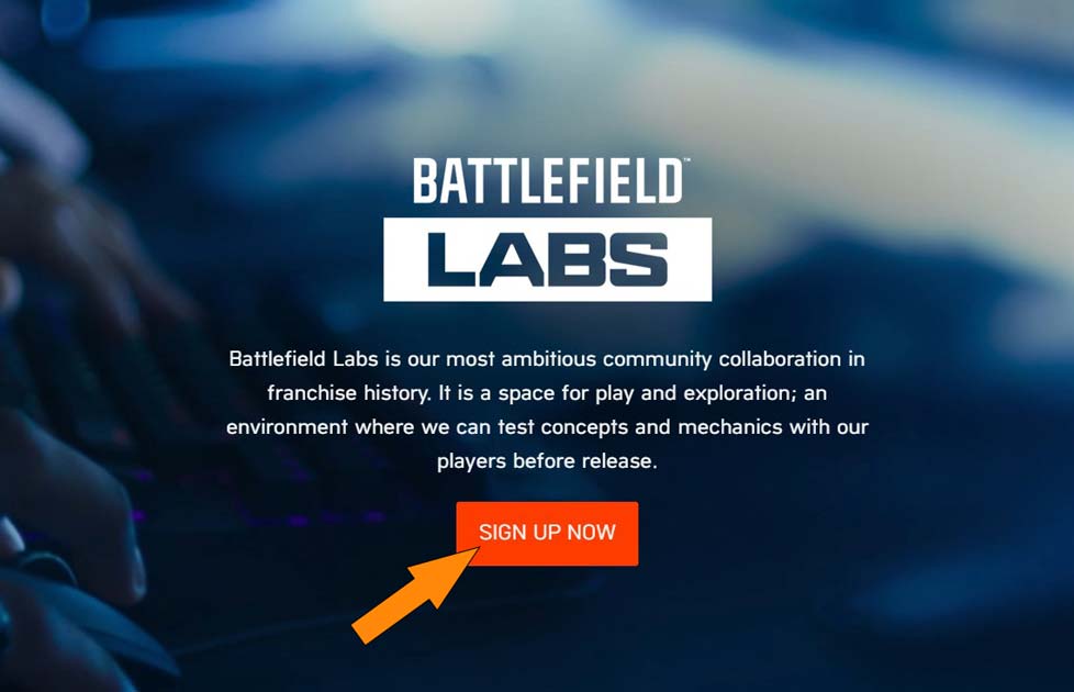 How to Sign Up for Battlefield Labs
