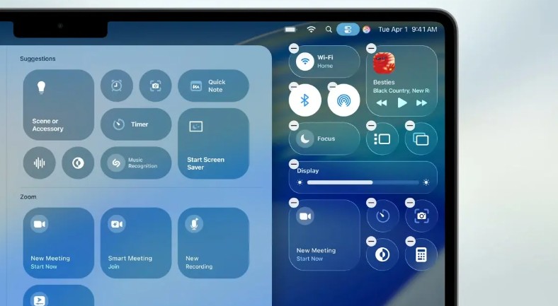 Apple’s Stunning Liquid Glass Interface: A Game-Changer in Software Design 2 macOS-Tahoe-new-Control-Center-first-look
