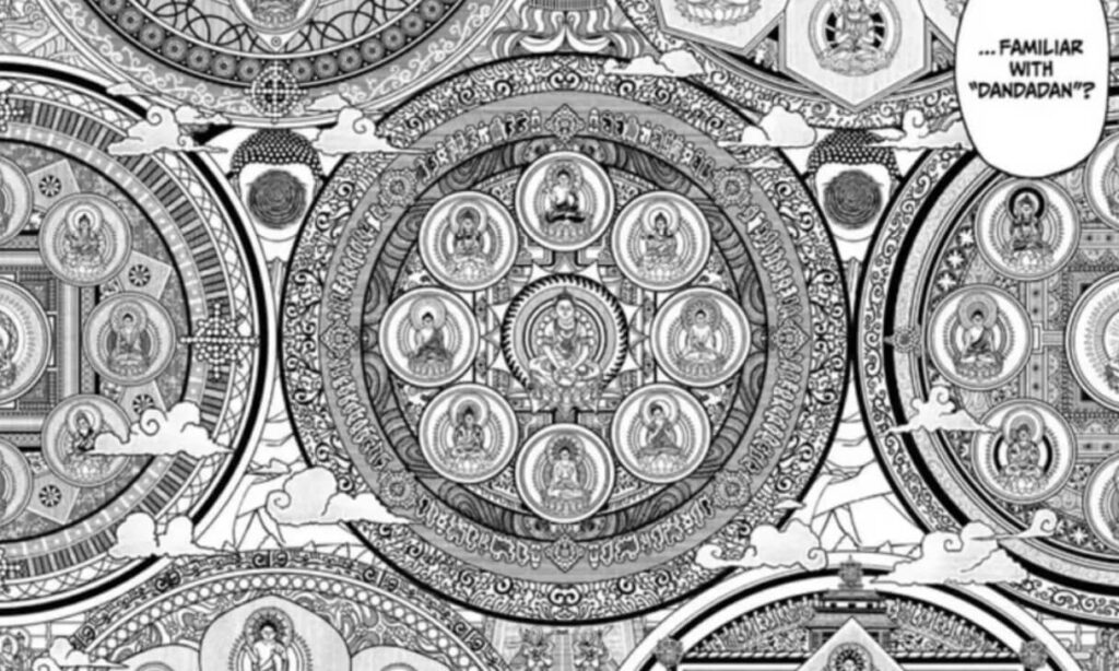 What Is the Meaning of Dandadan? The Anime’s Title Explained 1 womb-realm-mandala-dandadan
