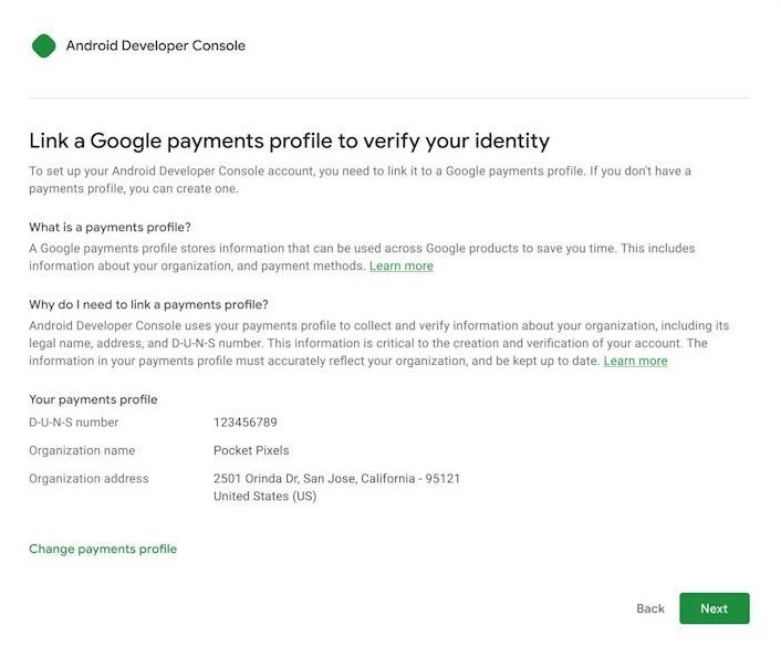 F-Droid Exposes Google: The Truth Behind Android Sideloading "Assurances" 1 Android-Developer-Console-payments-profile-details