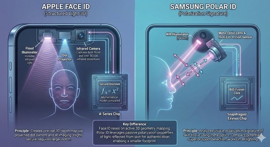 Samsung May Revive Face Unlock on Galaxy S27 Ultra With Polar ID Technology 1 Polar ID Face Unlock Technology