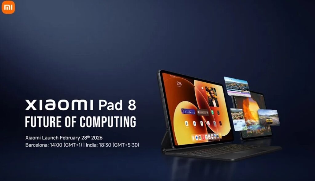 Xiaomi Pad 8 Launch Set in India With Full Details on Specs, Price, and Features 1 Xiaomi Pad 8 Launch Date and Event Details