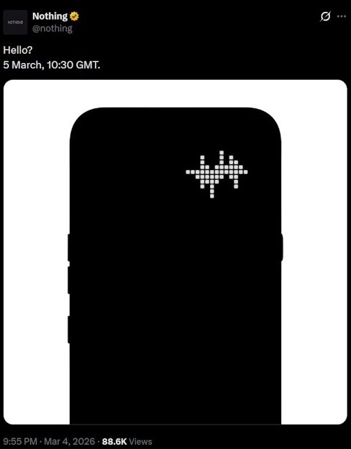 Nothing Phone (4a) Pro First Look: Expanded Glyph Matrix Revealed Ahead of Launch 1 A Teaser Suggests Glyph Matrix Is Coming to the Nothing Phone (4a) Pro