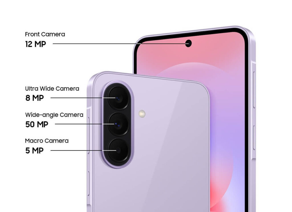 Samsung Galaxy A37 5G Launched in India – 6-Year Support, Big Battery & One UI 8.5 Inside! 1 Galaxy A37 5G Camera Details