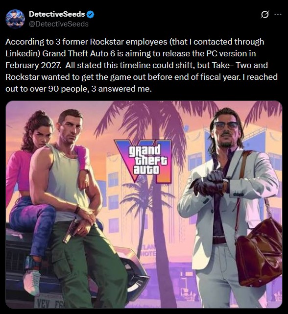 GTA 6 PC Version Coming SOONER Than Expected - Insider Leak Changes Everything! 1 GTA-6-PC-Port-Leaked-Release-Window