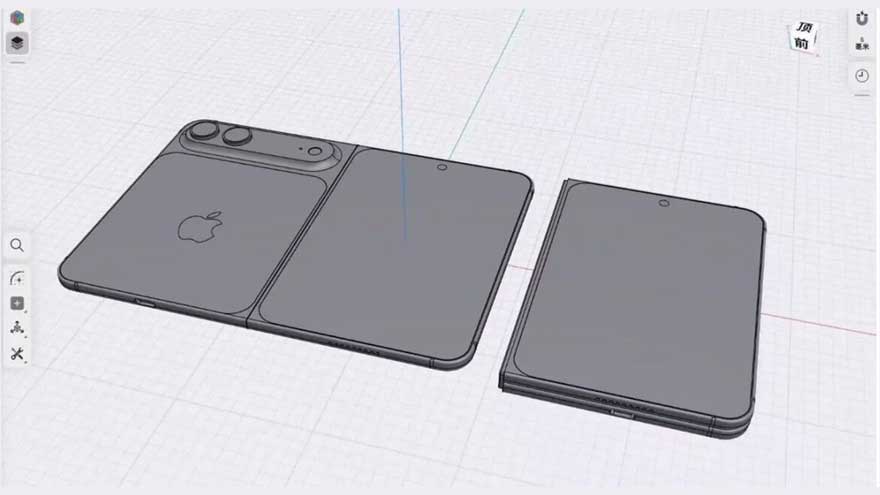 Apple iPhone Fold Leak Reveals Vapor Chamber Cooling for Better Thermal Performance 2 iPhone-Fold-rumoured-design-3D-render